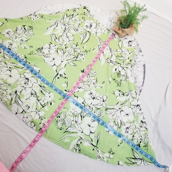 Jones Wear green/white skirt size 10 - Picture 3 of 8